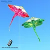 Yongjian Kite Dragonfly Kite för barn och vuxna enkla att flyga tecknad djur drake för strandresa utomhusspel och aktiviteter Y240416