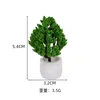 Fleurs décoratives Simulé de petit arbre modèle Micro Landscape Green Plant Decorations Office Disporing Mini Potted Scene