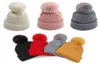 Caps chapeaux mignon pompom bébé chapeau beanie hiver