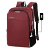 Backpack 15.6 "Lock de senha Bolsa de computador anti-roubo Saco de grande capacidade para a escolar