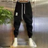 Men's Pants Autumn and Winter Korean Luxury Mens Embroidered R-Brush Sports Sweatpants Designer Training Track Jogger Wool Sports Pants Q240417