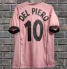 Retro del Piero Conte Soccer Jersey Pirlo Buffon Inzaghi 84 85 92 95 96 97 98 99 02 03 04 05 94 95 Zidane Ancient Maillot Davids Boksic Conte Shirt 11 12 15 16 17 18 Pogba