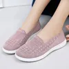 Sapatos casuais na moda e minimalista esportes planos 2024 Summer Breathable Anti Slip Feminino diário Zapatos de Mujer