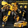 Dönüşüm Oyuncak Alaşım Metal Mühendislik Araç Çocuklar Dönüşüm Robot Oyuncak Optimus Prime Bumblebee Uçak Çocuk Oyuncakları Hediye