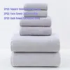 Towel Cotton 6 Piece Set Bathroom Soft 2 Square Towels Face Bath El Spa Beauty Salon 34X34 34X74 70X140