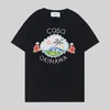 Casablanca T-shirt pour hommes Designer créateur de mode T-shirts de tennis décontracté Club Shorts manches de haute qualité