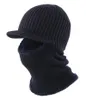 Berets Connectyle Mens Winter Neck Warmer Hat Tuque Visor Beanie Ear Face Cover