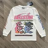 Hellstar 1:1 label thick cotton oversized couple casual fashion long sleeved T-shirt