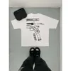 T-shirts masculins T-shirts Y2K chemise Homme Harajuku hip hop dans nous faisant confiance à l'imprimé graphique rond Coton Coton Tshirt Gothic Gothic Short à manches