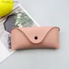 Sunglasses Cases Durable Leather Eye Glasses Sunglasses Hard Case Convenient Lightweight Protector Box Solid Color Pouch Bag Easy To Carry Y240416