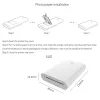 Produkter Xiaomi Mijia AR -skrivare för Xiaomi 300DPI Portable Photo Mini Pocket With DIY Share Picture Printer Pocket Printer Works Mihome