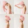 Towel Women Long Hair Quick-Dry Soft Microfiber Towels Shower Cap For Lady Turban Head Girl