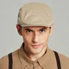 TIFU Berets 2022 Spring and Summer Cotton Back Wear Ivy Hat for Lady Big Head Man Newsboy Cap Plus Size Beret 55-58cm 59-61cm d24418