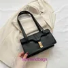 Designer Selinss Tote Tassen voor vrouwen Online winkel Solid onderarm tas Dames zomer Nieuw modieus klein vierkante schouderfilming met origineel logo injv