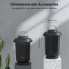 Onforu Outdoor Bluetooth -högtalare 2 Pack med LED -lampor - Wireless Loud Stereo Sound Lantern Speakers, True Wireless Stereo Paring, Patiohögtalare, Bluetooth 5.0