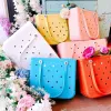 Été pour femmes du luxe pour hommes Bogg Bogg Bags Sacs de plage Bagure d'achat de l'épaule Panier haut de gamme PVC Plastique Travel Cross Body Handsbags Trunk Clutch Hand