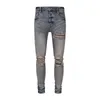 Jeans de créateurs pour hommes en jeans de randonnée pantalon Hip Hop High High Street Brand Pantalones Vaqueros para Hombre Motorcycle broderie Close Adapt29-40