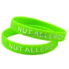 Jelly 1pc Nuss Allergy Sile Gummi -Armband ADT -Größe tragen diese MEs als Erinnerung an tägliche Leben Drop -Lieferung Schmuckarmbänder DHTCQ