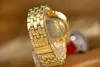 腕時計の豪華なジュネーブブランド女性ゴールドステンレス鋼製クォーツウォッチミリタリークリスタルカジュアルリストウォッチラインストーンレリジオフェミニノD240417