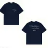 2023 Summer Navy Blue Cole Buxt T-shirt Men Femmes Fémires Heavy Tabinet Tee Tee Tee Classic Imprimé CB CB Sleeve H21L # 1H6TU