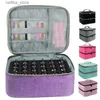 Kosmetikbeutel 2 Schichten Essentialsoil Hülle 30 Flaschen Nagellack Aufbewahrungsbeutel tragbarer kosmetischer großer Handtasche Organizer mit Griffgehäuse L410