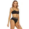 Swimwear pour femmes Bikini Femme Deux pièces sexy push up Bathing mail de maillot de bain plage de plage vêtements femme biquinis tankini monokini