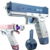 Pistolet de stockage d'eau électrique Pistolet Toyage des enfants portables Summer Beach Outdoor Fight Fantasy Toys for Boys Kids Game 240415