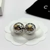 Designer Celriene Jewelry Celins Saijia Celis New Round Ball Triumph Orecchini Giappone e Corea Simple versatile Punk Silver Aghle Live Broadcast