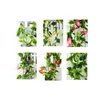 装飾的な花2 pcs green植物朝の栄光の人工家庭用装飾ガーランドの花輪のつる