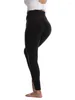Leggings féminins High Stretch Fitness pour les femmes sports occasionnels à la mode puste Up Fashion Black Pantals 2024