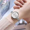 Wristwatches CURREN Luxury Woman Wristwatch Elegant Waterproof Stainless Steel Watch for Ladies Dress Diamond Quartz Womens Watches Reloj d240417