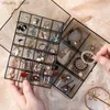 Accessories Packaging Organizers 12/30 Cells Storage Jewelry Box Plastic Transparent Earrings Display Convenient Organizer Case Gift For Women Y240417