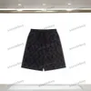 Xinxinbuy 2024 uomini Shorts Women Designer Shorcking Letter Fabric Short Bianco bianco marrone blu marrone blu XS-L NUOVO
