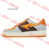 BAPESTASK8 Designer Sta Casual Shoes Sk8 Low Men Patent skórzany czarny biały ABC Camo Camoflage Drusakiem Sport 421