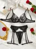 Bras define linger lingerie erótica de renda transparente bordado malha sexy malha pura roupas íntimas não censuradas de casamento inseguro de duas peças