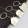 Keychains Lanyards New Men Cute Cartoon House with Window keychain women cute Key chain Bag charm for party best gift Jewelry K2007 d240417