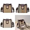 Summer Evening Beach Bags Bag Women's Niche Trendy and Fashionable Crossbody Versatile Grass Woven Bucket