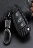 Auto Keyfob Key Case Cover Holder Holder Holder geschikt voor Audi A1 A3 S3 A6 S3 Q3 Q7 3 Button Fold Key Case KeyShell8104114