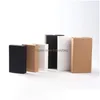 Boîtes d'emballage en gros en carton de luxe personnalisé Rec Gift Paper Paper Box Logo Impression de Kraft Papers Der Drop Liviling Office S DHLWP