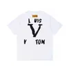 Designer francese T-shirt di alta qualità Maglietta da uomo Lettere stampate di lusso Maglietta da uomo in cotone maschi