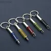 Keychains Lanyards Personalized and minimalist creative keychain pendant shock absorber keychain suspension decorative accessories d240417