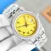 Luxury Babysbreath Diamonds Mens Watch Designer Womens Womens High Quality Top Automatic Mouvement Mouvements Monts Hommes en acier inoxydable montre