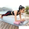 Yoga Blocks Bricks Reliable Premium High Density Non-Slip Eco-Friendly For Stretching Fitness Drop Delivery Sports Outdoors Supplies Dhjoc