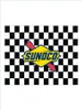 Niestandardowy cyfrowy druk Flagi 3x5 stóp wyścig wyścigowy Mahwah Sunoco Cup Serie