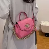 新しいファッショナブルなソリッドカラーハンドバッグフリップデイパックユニークなテクスチャーショルダートレンディなクロスボディバッグ、女性用バッグ