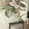 Cortina de tule rosa Janela para sala de estar moderna de garganta de cozinha de cozinha personalizada