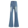 2024 Elastic Micro Loose Denim Pants Womens JEANS