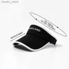 Visorlar Kadınlar için Uzun Brim Güneş Kremi Kapağı Kız Anti-UV Güneş Koruma Bonnet Yaz Koşusu Spor Kadın Ördek Dil Şapkası Boş Top Visors Y240417