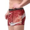 Sous-pants Texture de viande Closeup Men Boxer Briefes High-Souffable Sous-vêtements Top Quality Print Shorts Cadeaux d'anniversaire