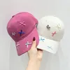 Czapki kulkowe Y2K Teens Baseball Cap z Bowknot Decor Outdoor Sport Sportsur Woman Brezyn Camping Cycling